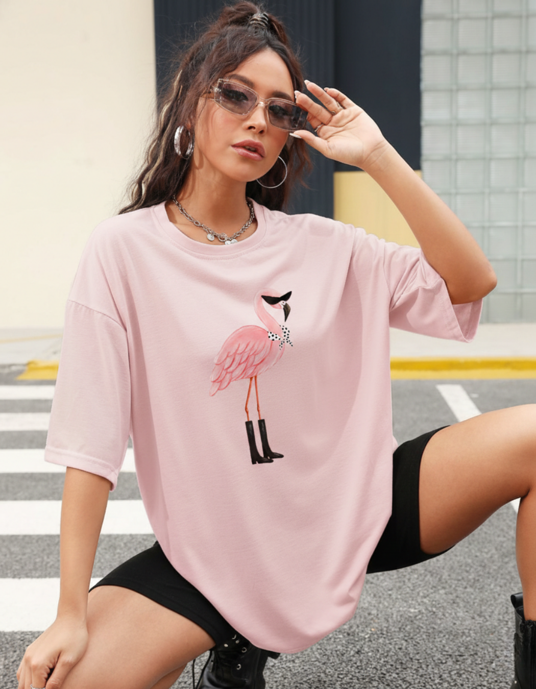 SWAY FLAMINGO OVERSIZED T-SHIRT