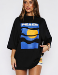 PEACE OVERSIZED T-SHIRT
