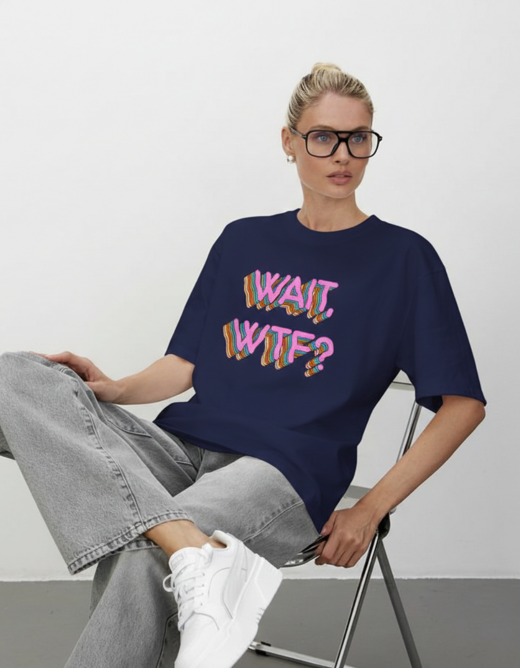 WAIT WTF? OVERSIZED T-SHIRT
