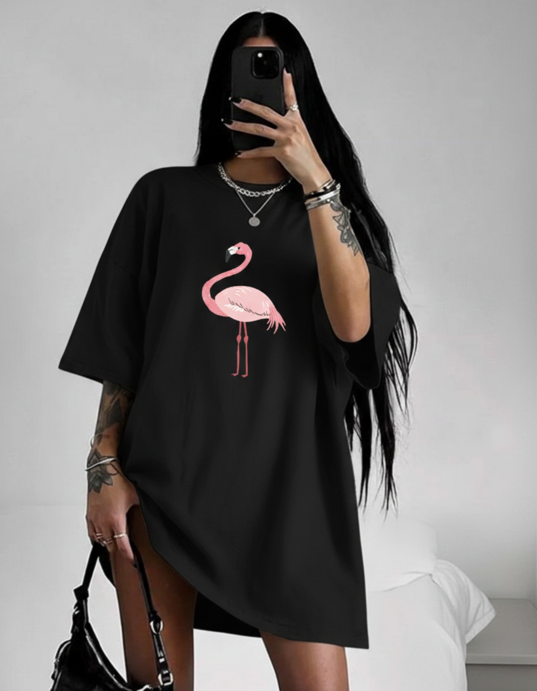 FLAMINGO OVERSIZED T-SHIRT