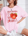 STRAWBERRIES OVERSIZED T-SHIRT