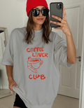 COFFEE LOVER CLUB OVERSIZED T-SHIRT