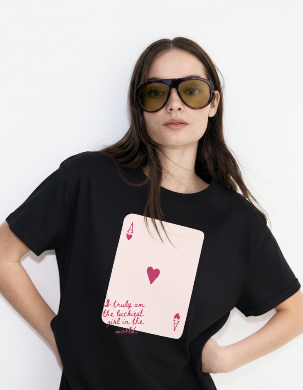 LUCKIEST OVERSIZED T-SHIRT
