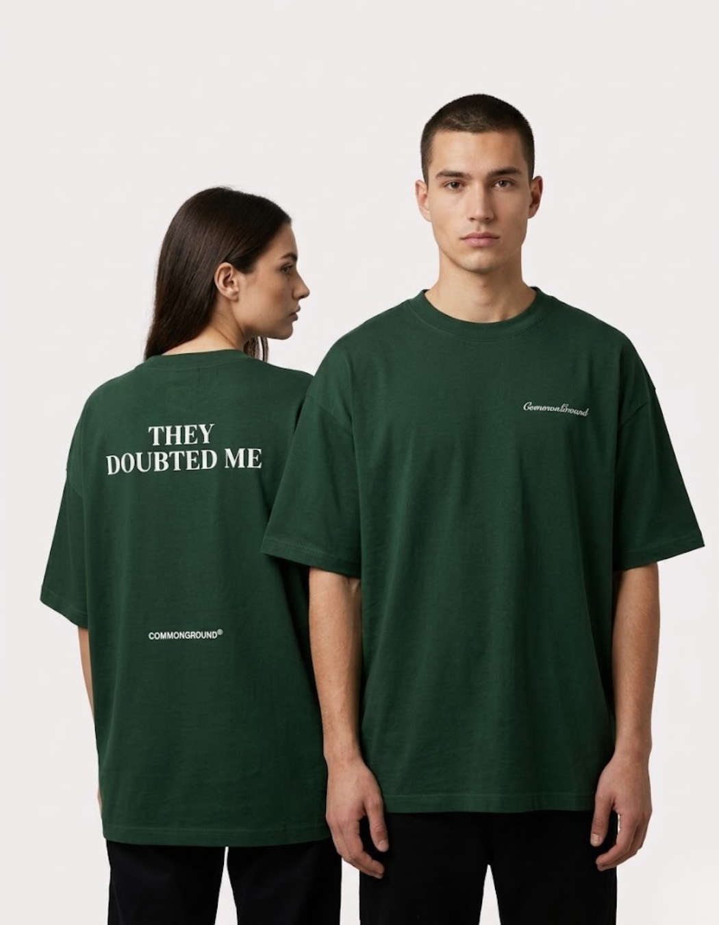 THEY DOUBTED ME OVERSIZED T-SHIRT