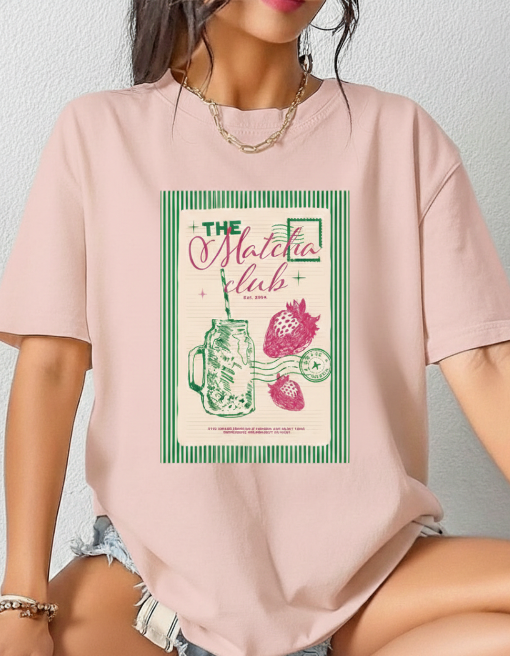 MATCHA CLUB OVERSIZED T-SHIRT
