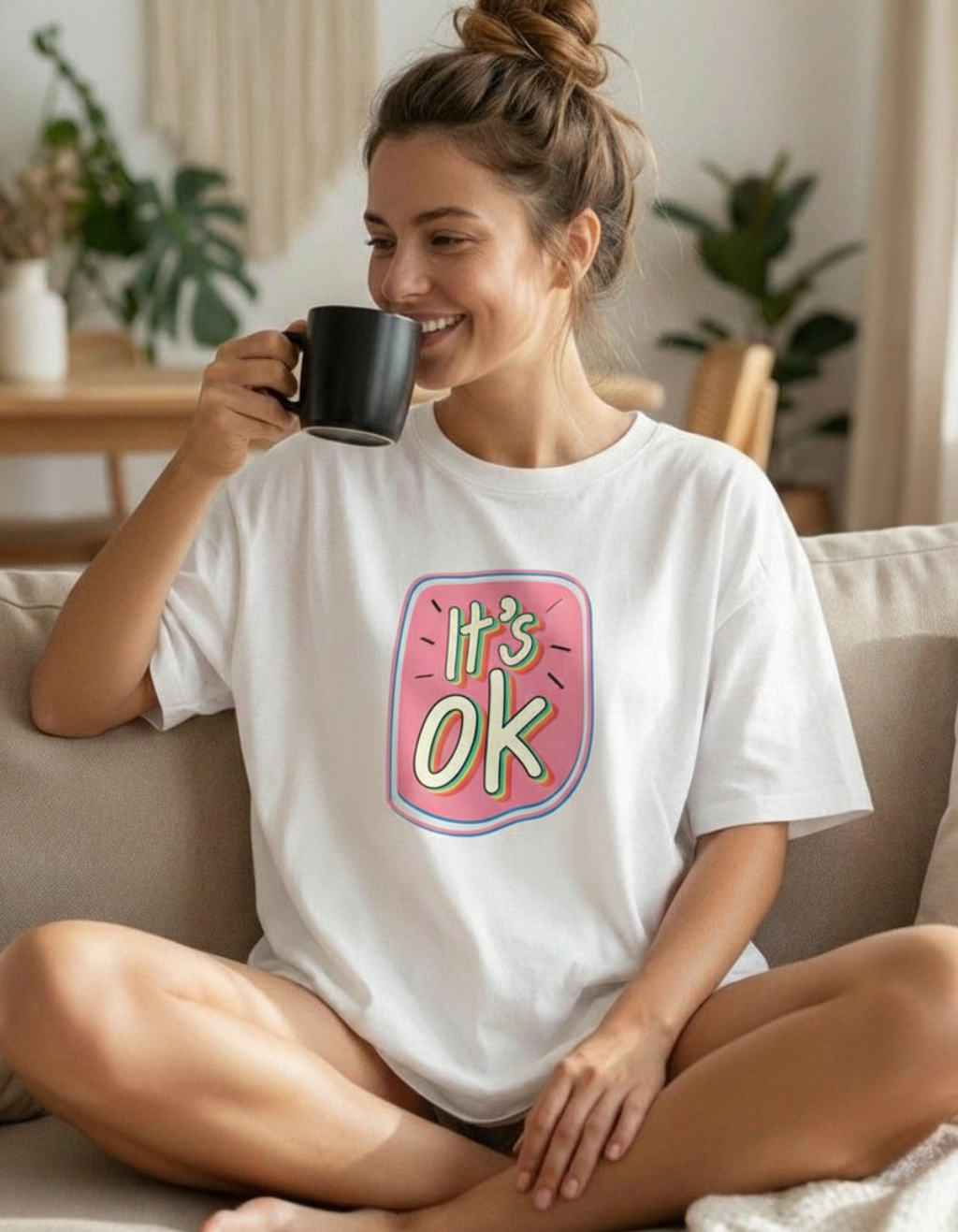 ITS OK OVERSIZED T-SHIRT