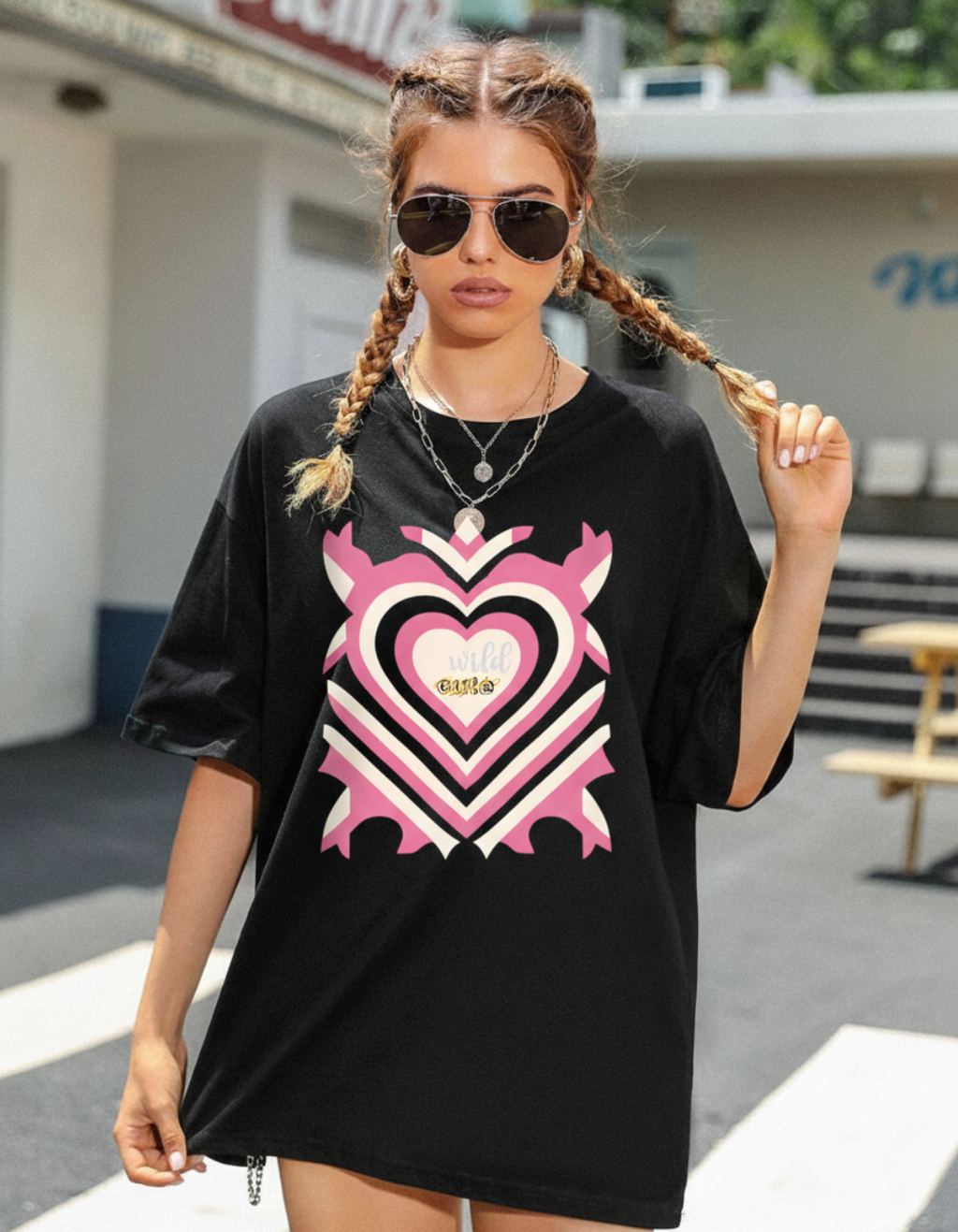 WILD CUTE OVERSIZED T-SHIRT