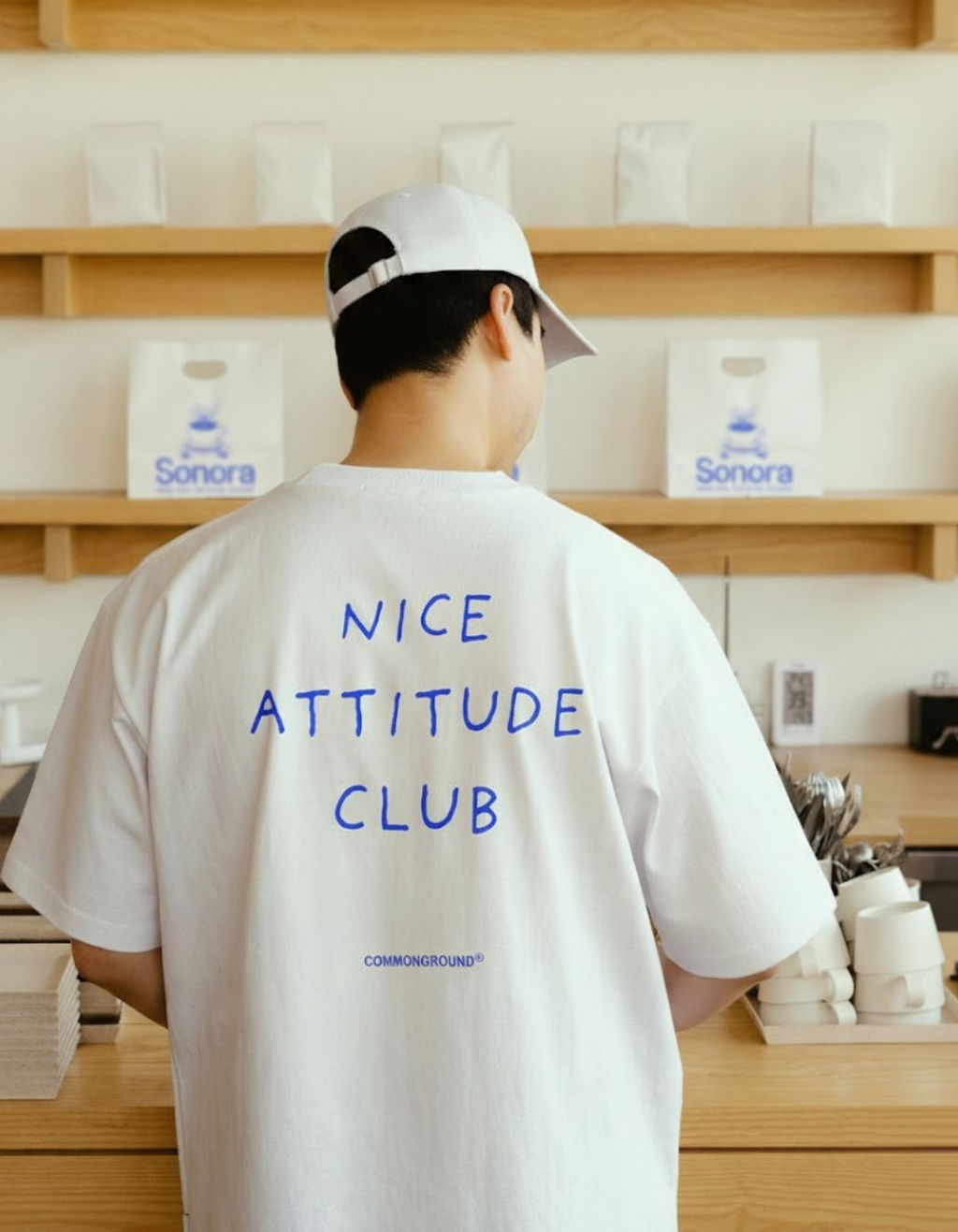 NICE ATTITUDE OVERSIZED T-SHIRT