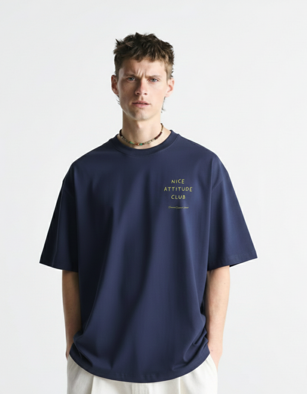 NICE ATTITUDE OVERSIZED T-SHIRT