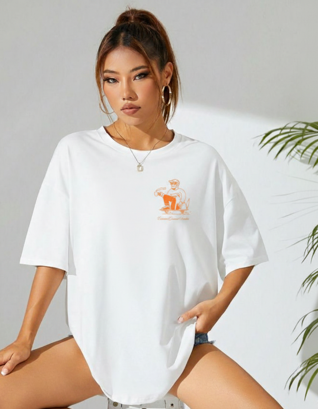 SLOW SUNDAYS COFFEE CLUB OVERSIZED T-SHIRT
