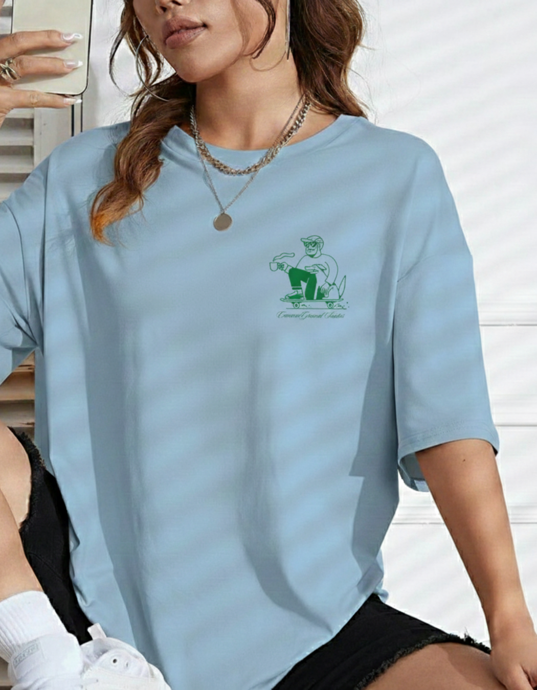 SLOW SUNDAYS COFFEE CLUB OVERSIZED T-SHIRT