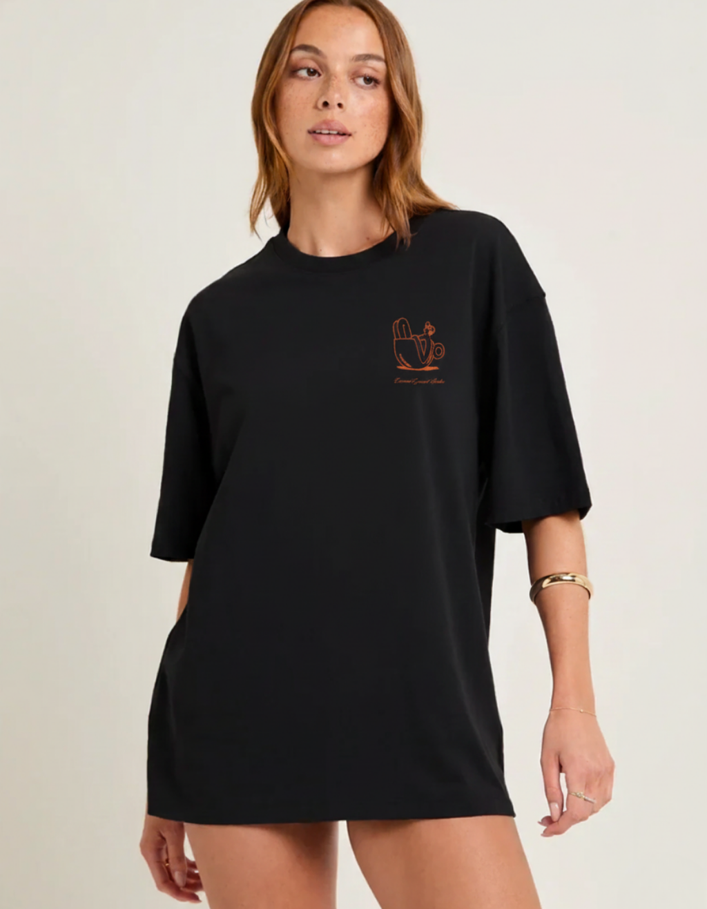 SLOW SUNDAYS COFFEE CLUB OVERSIZED T-SHIRT