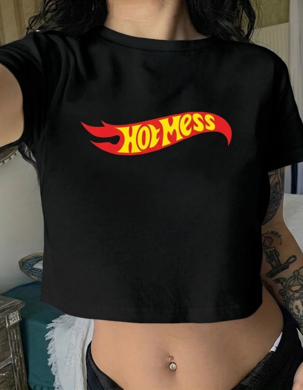 HOT MESS CROP TOP