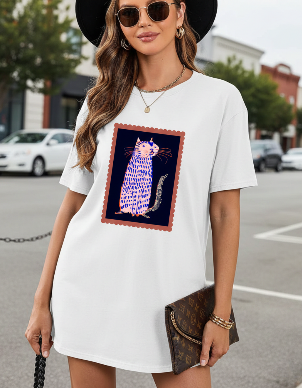 COOL CAT OVERSIZED T-SHIRT