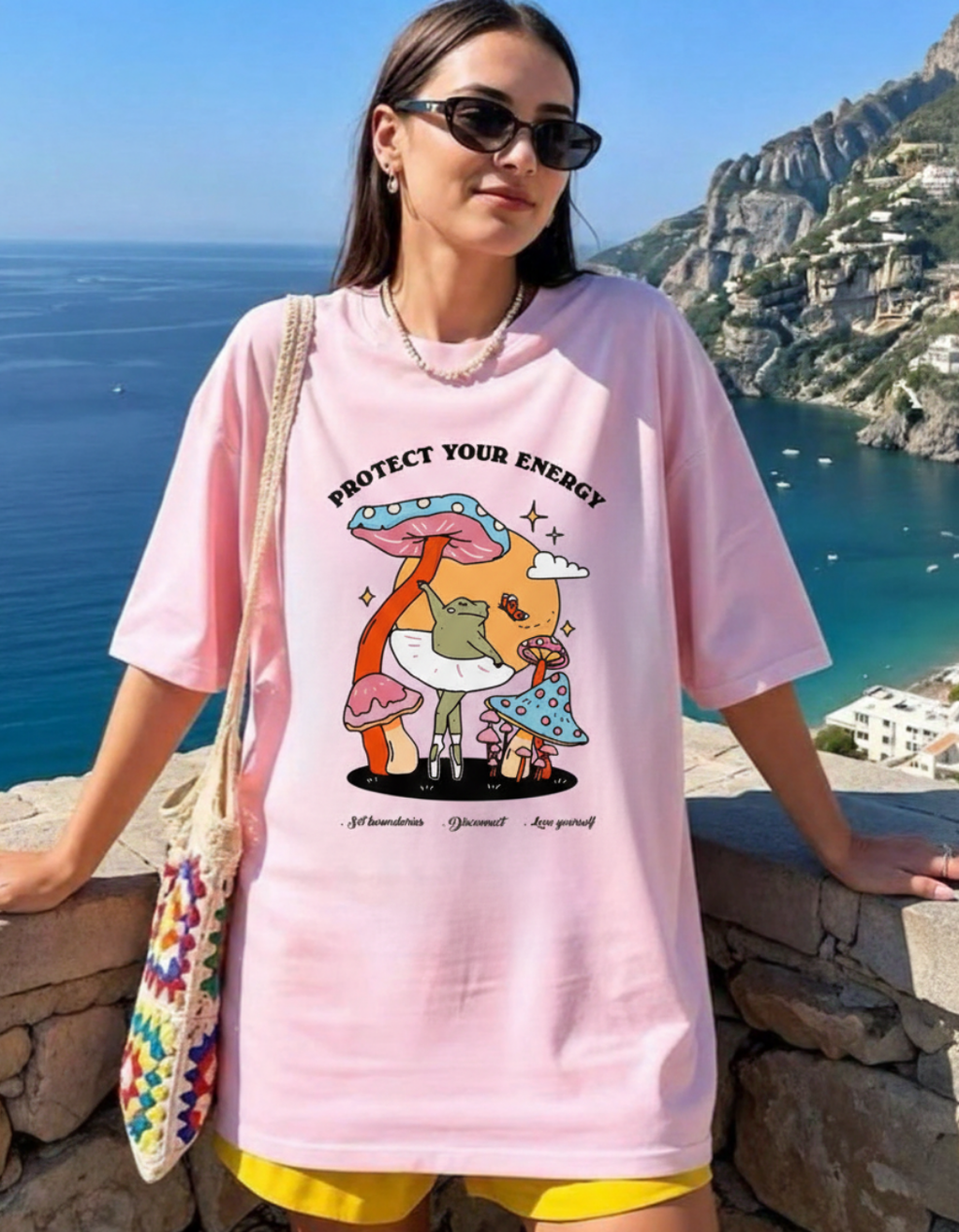 PROTECT YOUR ENERGY OVERSIZED T-SHIRT