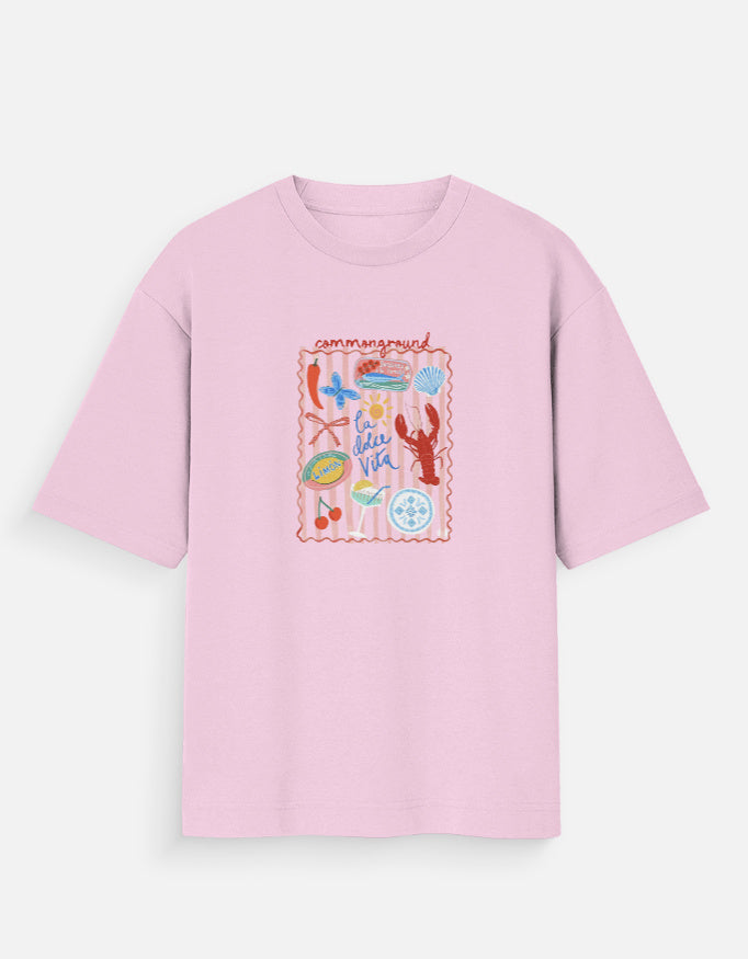 LA DOLCE VITA OVERSIZED T-SHIRT
