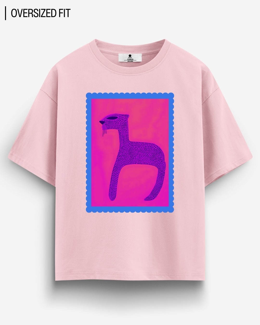 AZTEC CAT OVERSIZED T- SHIRT