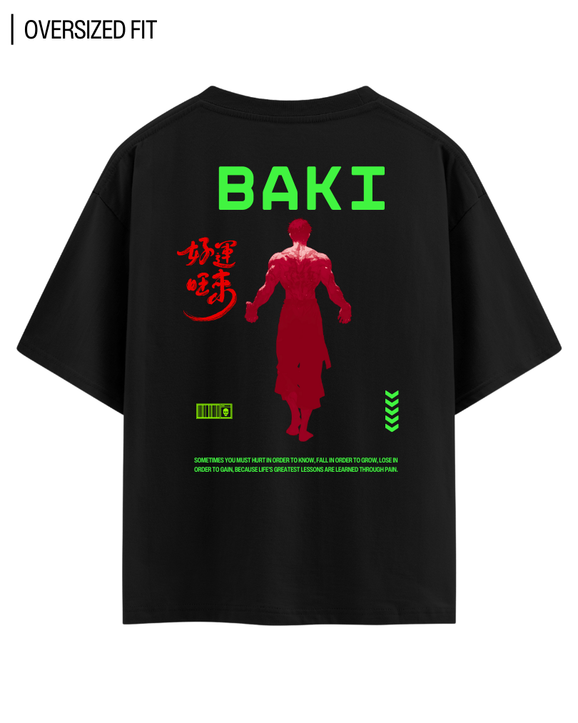 BAKI HANMA OVERSIZED T-SHIRT