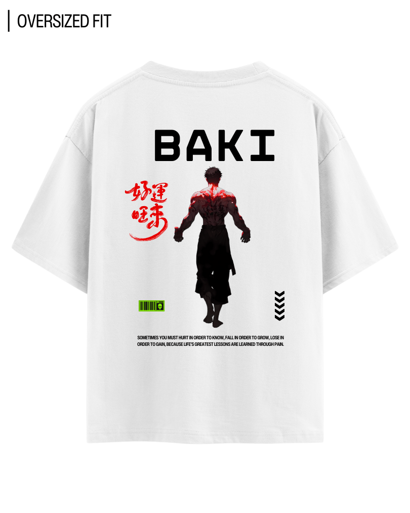BAKI HANMA OVERSIZED T-SHIRT
