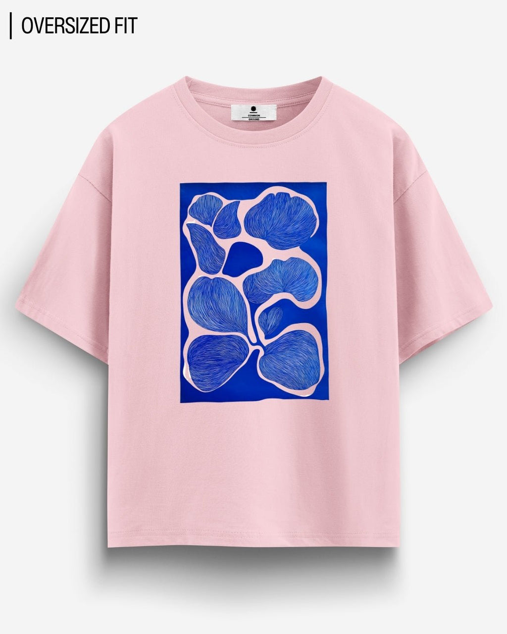 BLUE CORAL OVERSIZED T-SHIRT