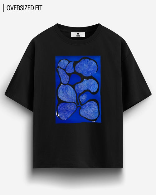 BLUE CORAL OVERSIZED T-SHIRT