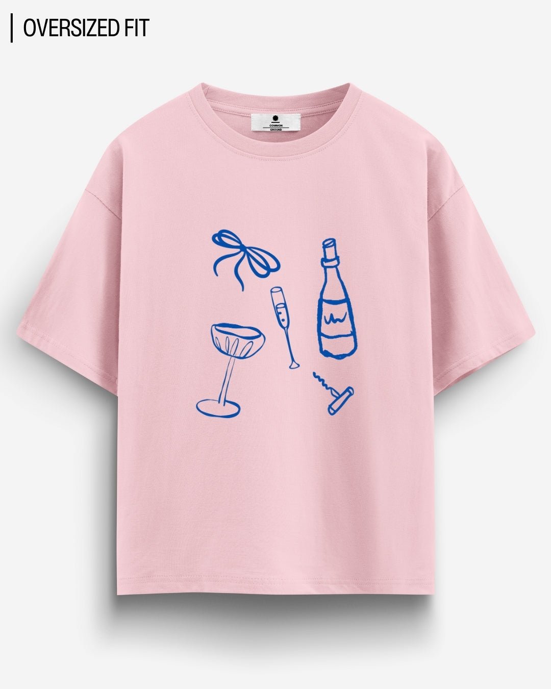 BY THE GLASS OVERSIZED T-SHIRT