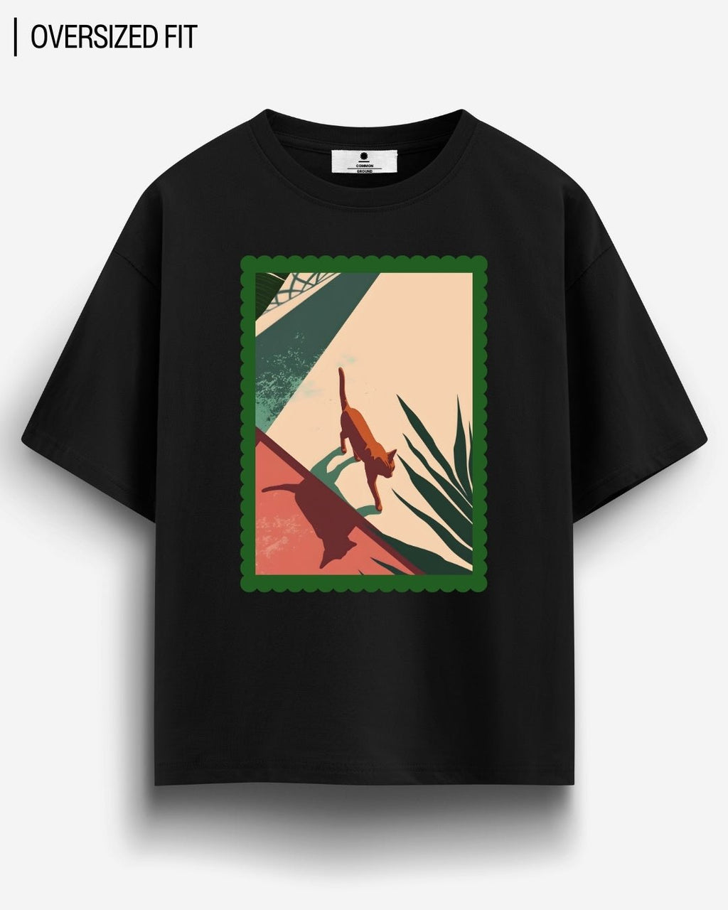 CAT AFTERNOONS OVERSIZED T-SHIRT