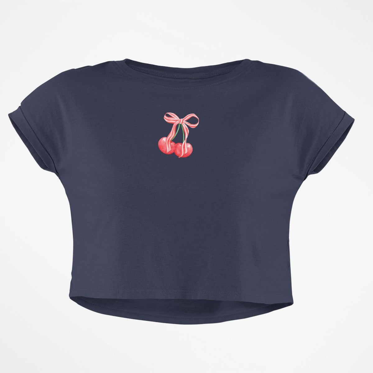 CHERRY BOW CROP TOP