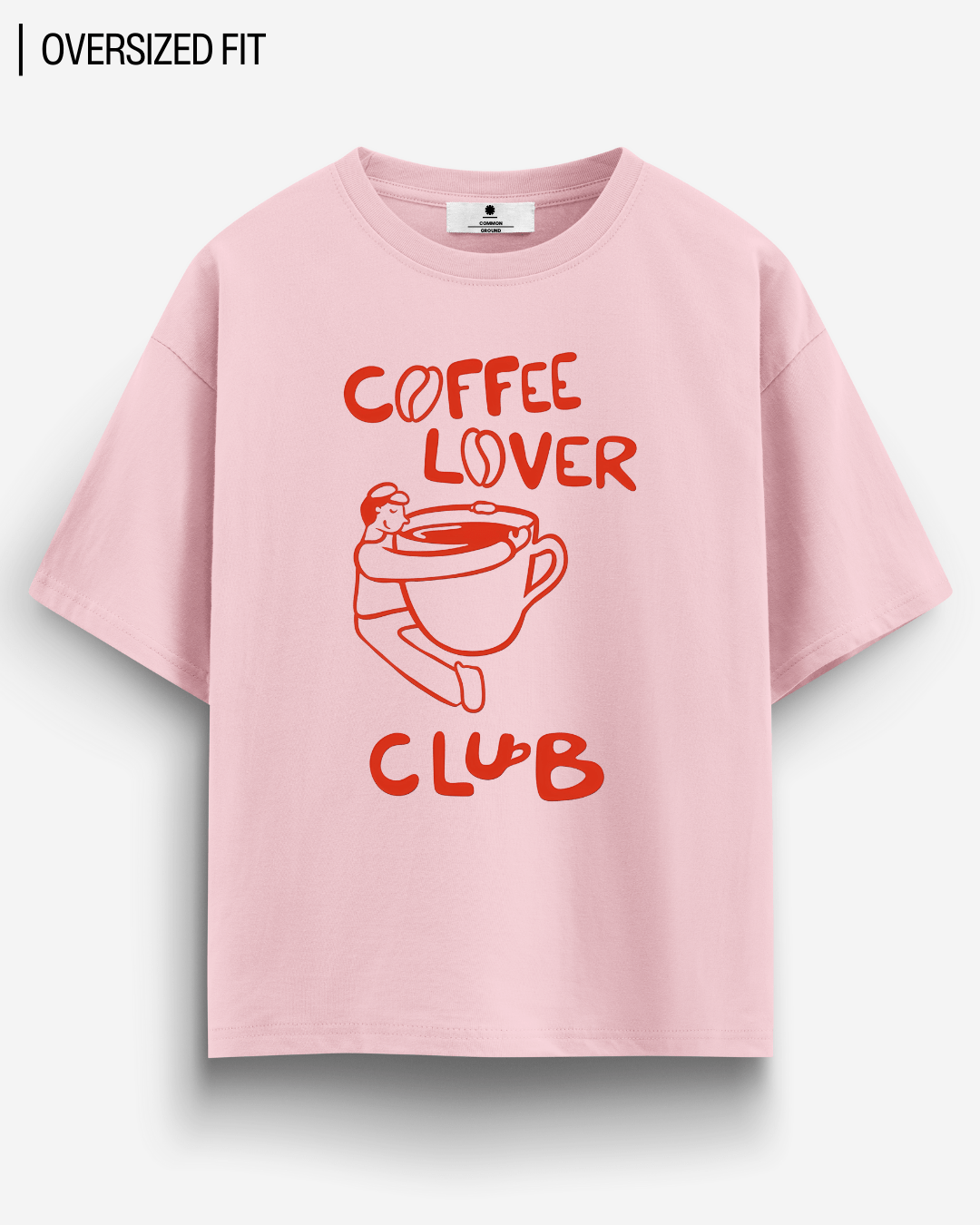 COFFEE LOVER CLUB OVERSIZED T-SHIRT