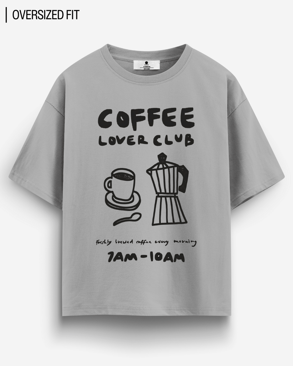 COFFEE LOVER CLUB OVERSIZED T-SHIRT