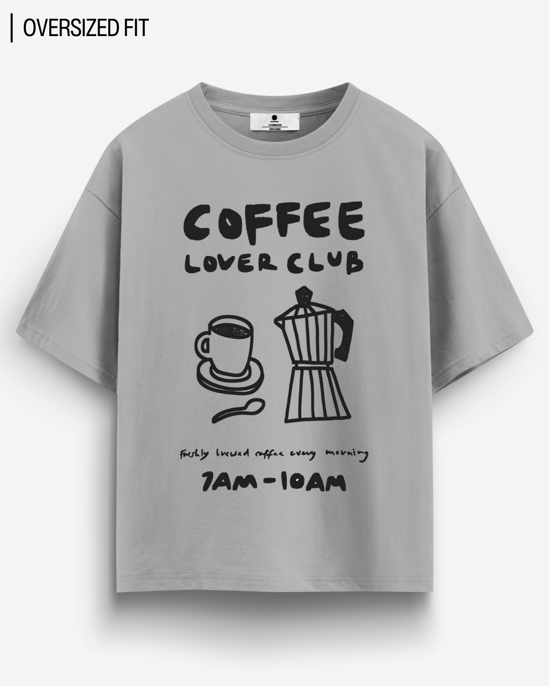 COFFEE LOVER CLUB OVERSIZED T-SHIRT