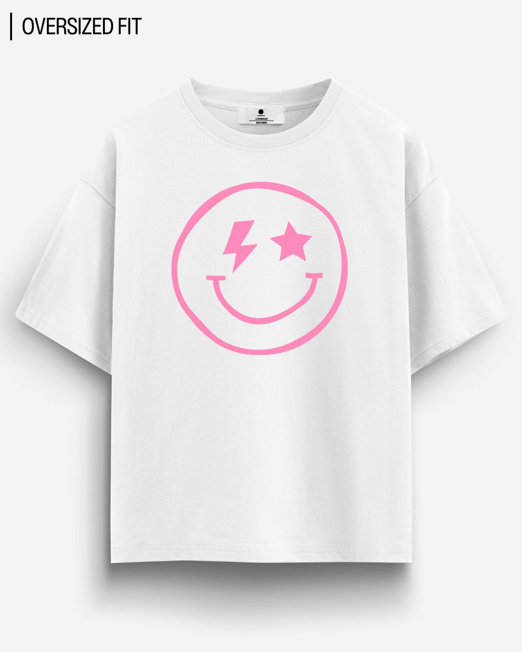 DISCO SMILEY OVERSIZED T-SHIRT