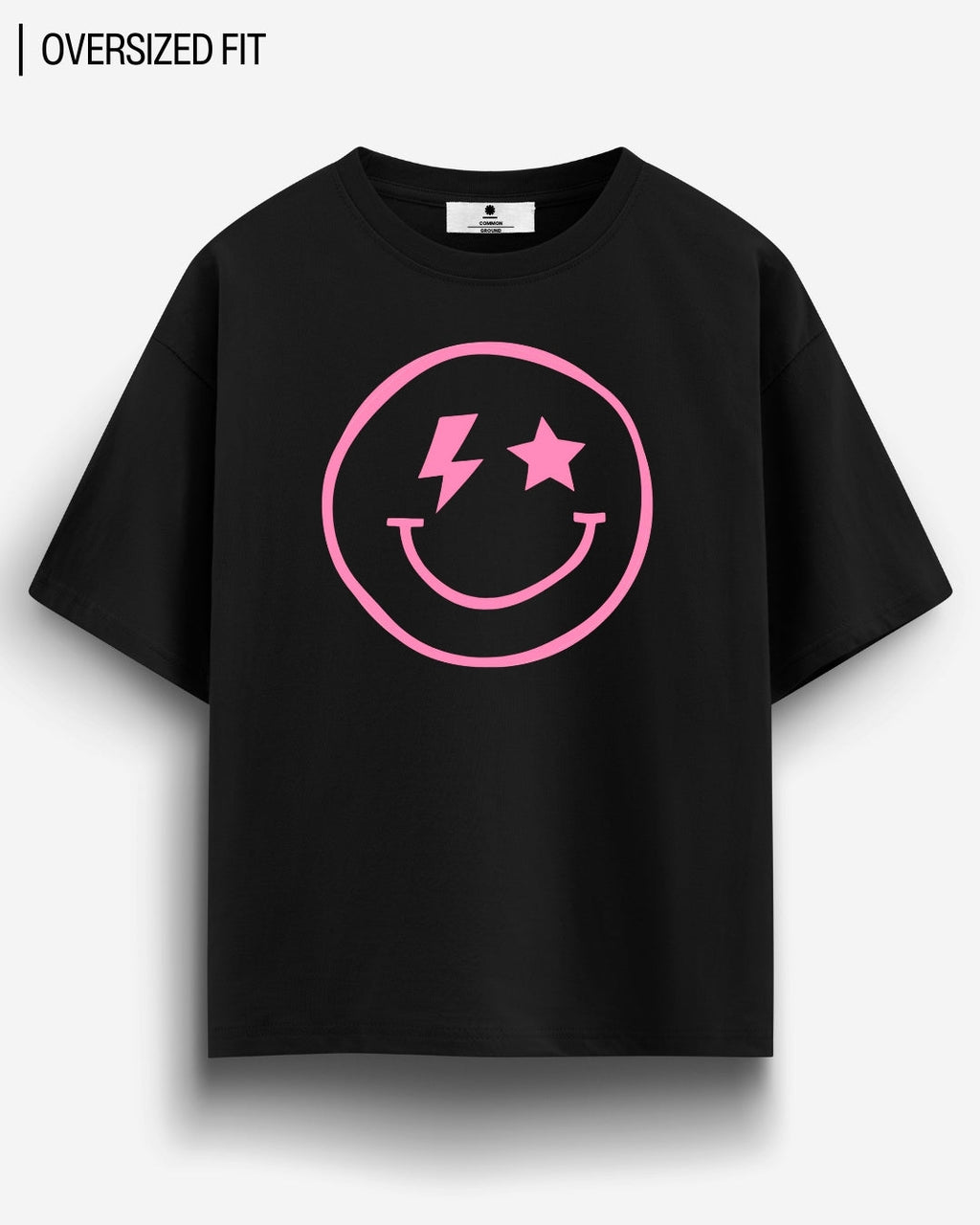 DISCO SMILEY OVERSIZED T-SHIRT