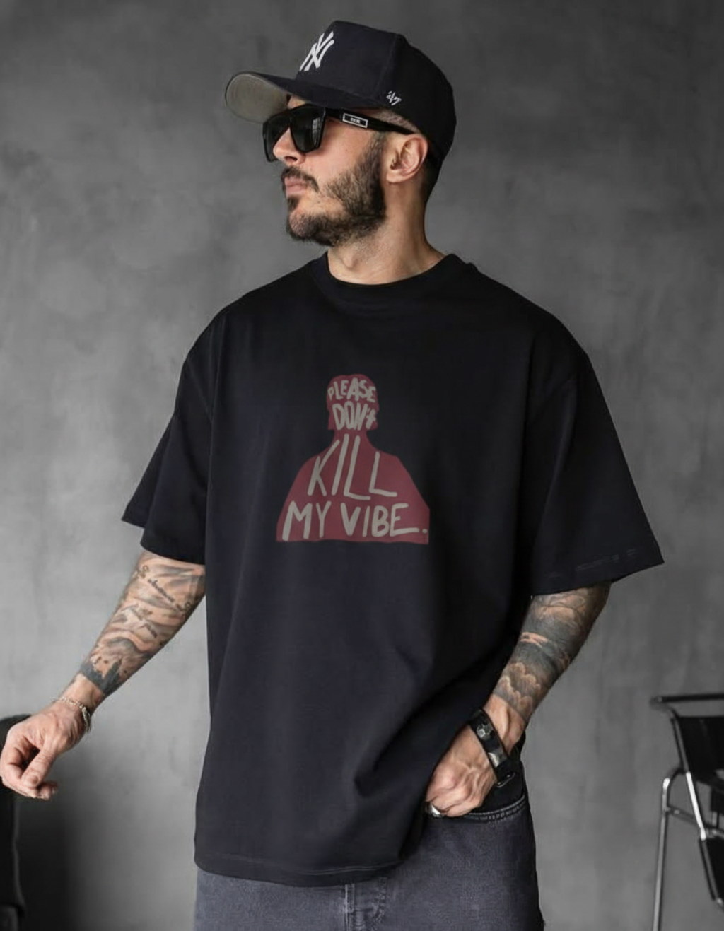 DON'T KILL MY VIBE OVERSIZED T-SHIRT