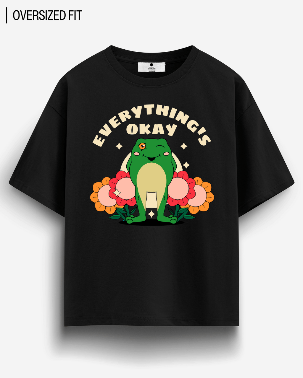 EVERYTHING'S OK OVERSIZED T-SHIRT