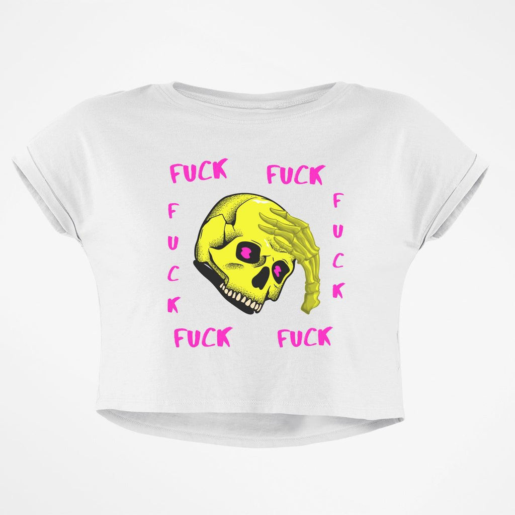 F*CK F*CK F*CK CROP TOP