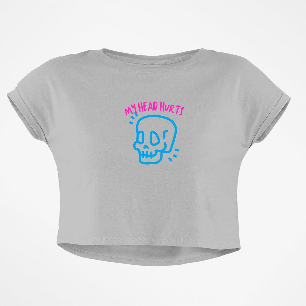 HEAD HURTS CROP TOP