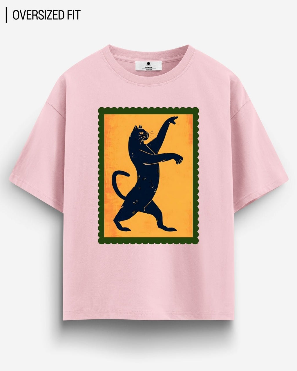 KUNG FU CAT OVERSIZED T-SHIRT