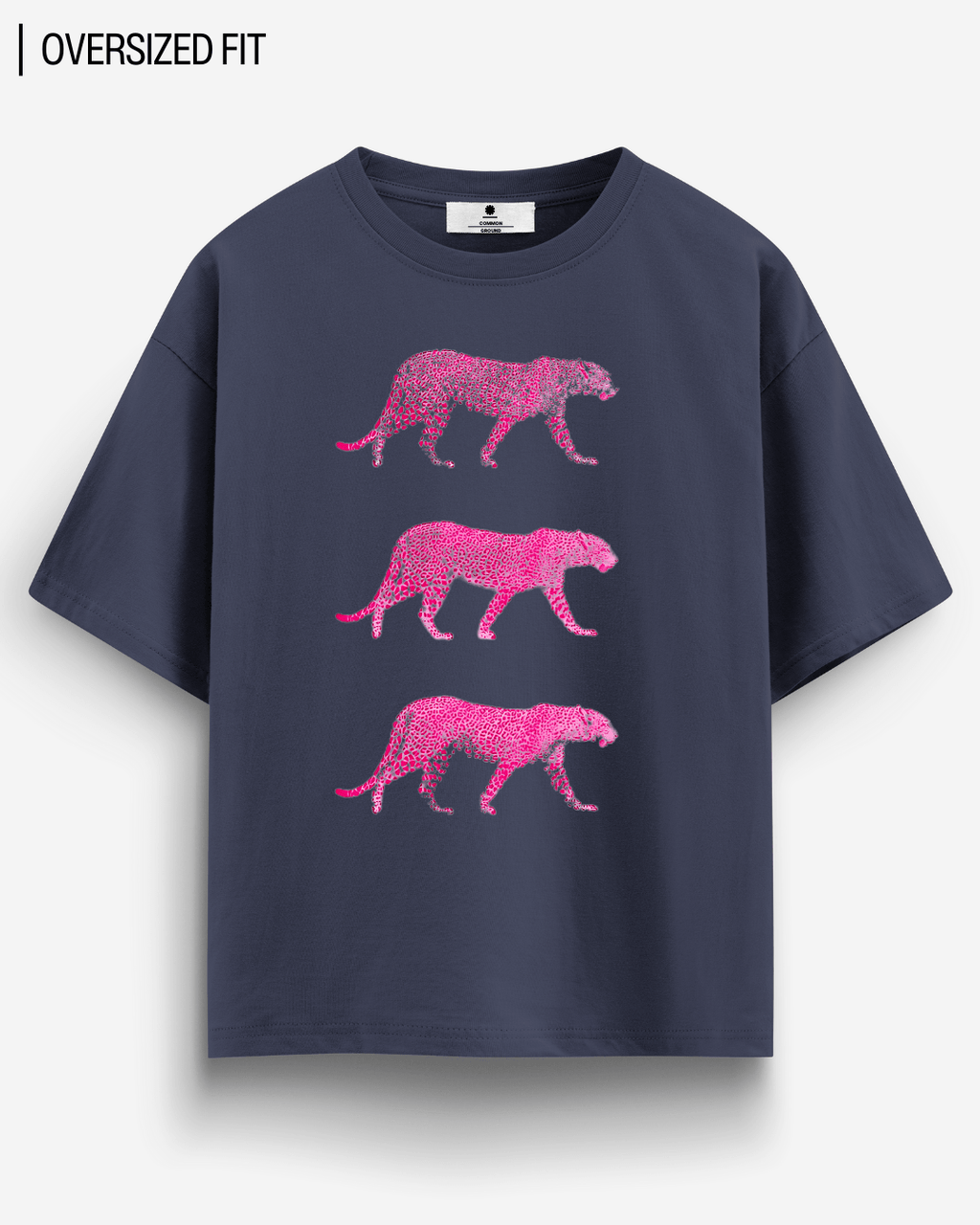 LEOPARD OVERSIZED T-SHIRT