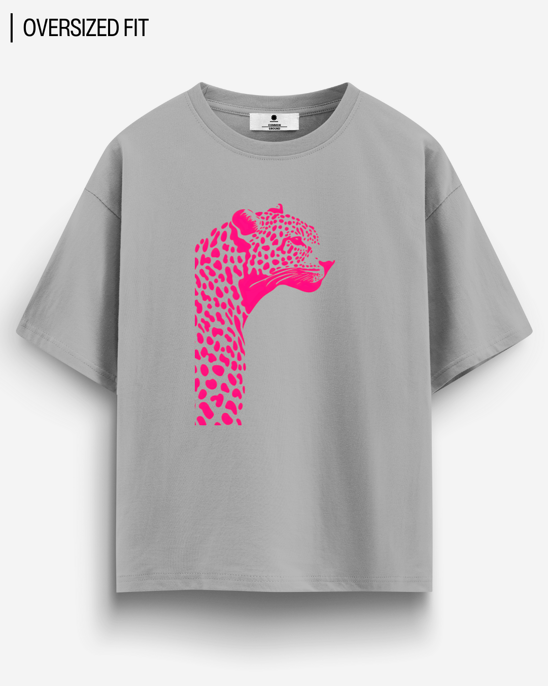 LEOPARD OVERSIZED T-SHIRT