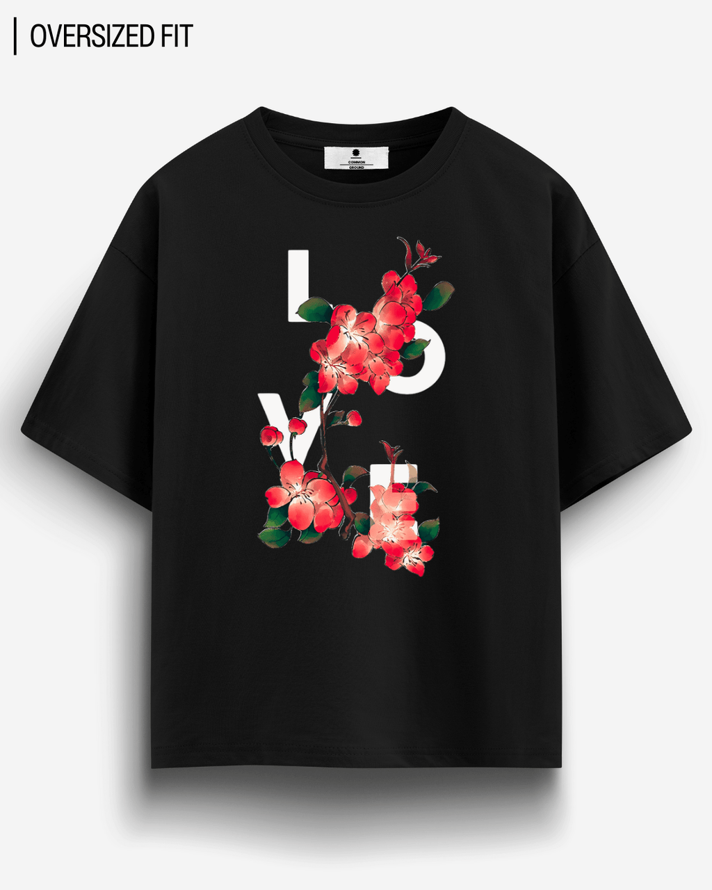 LOVE BLOOM OVERSIZED T-SHIRT