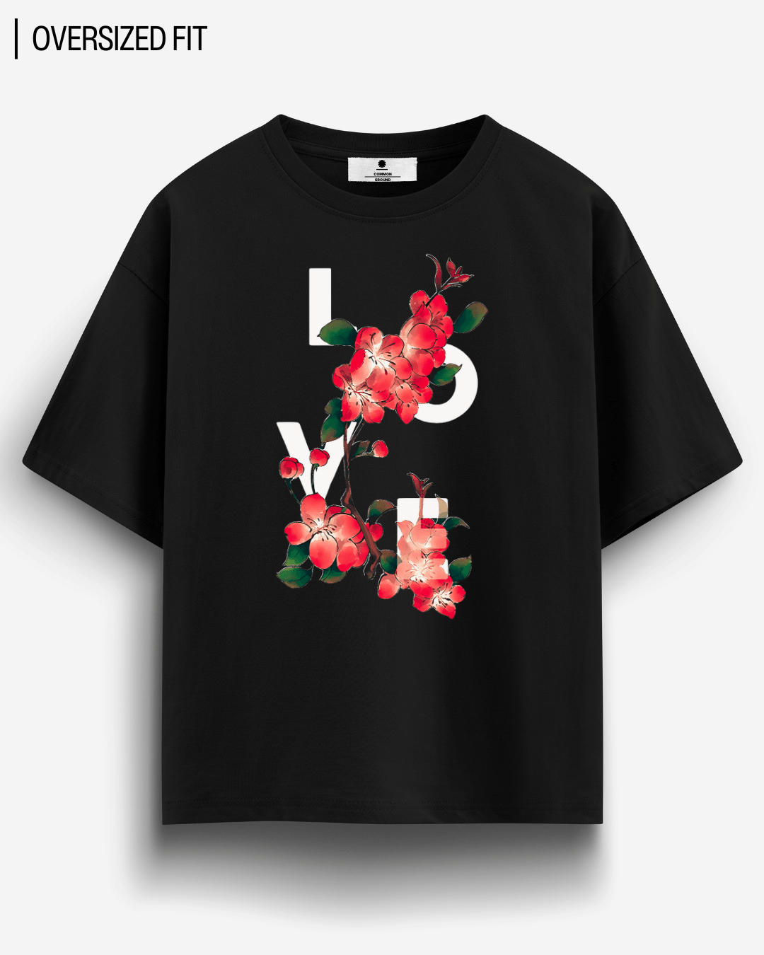 LOVE BLOOM OVERSIZED T-SHIRT