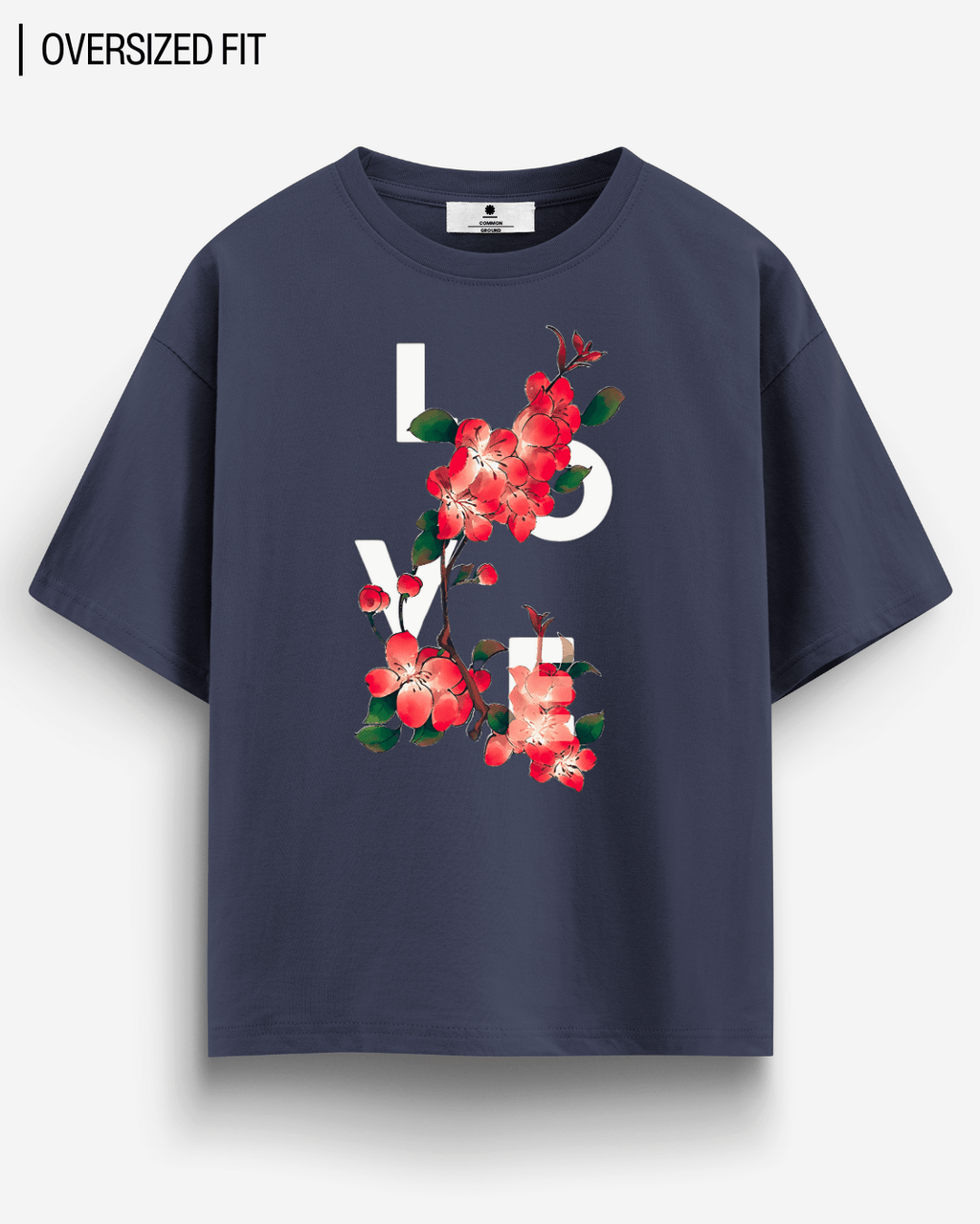 LOVE BLOOM OVERSIZED T-SHIRT