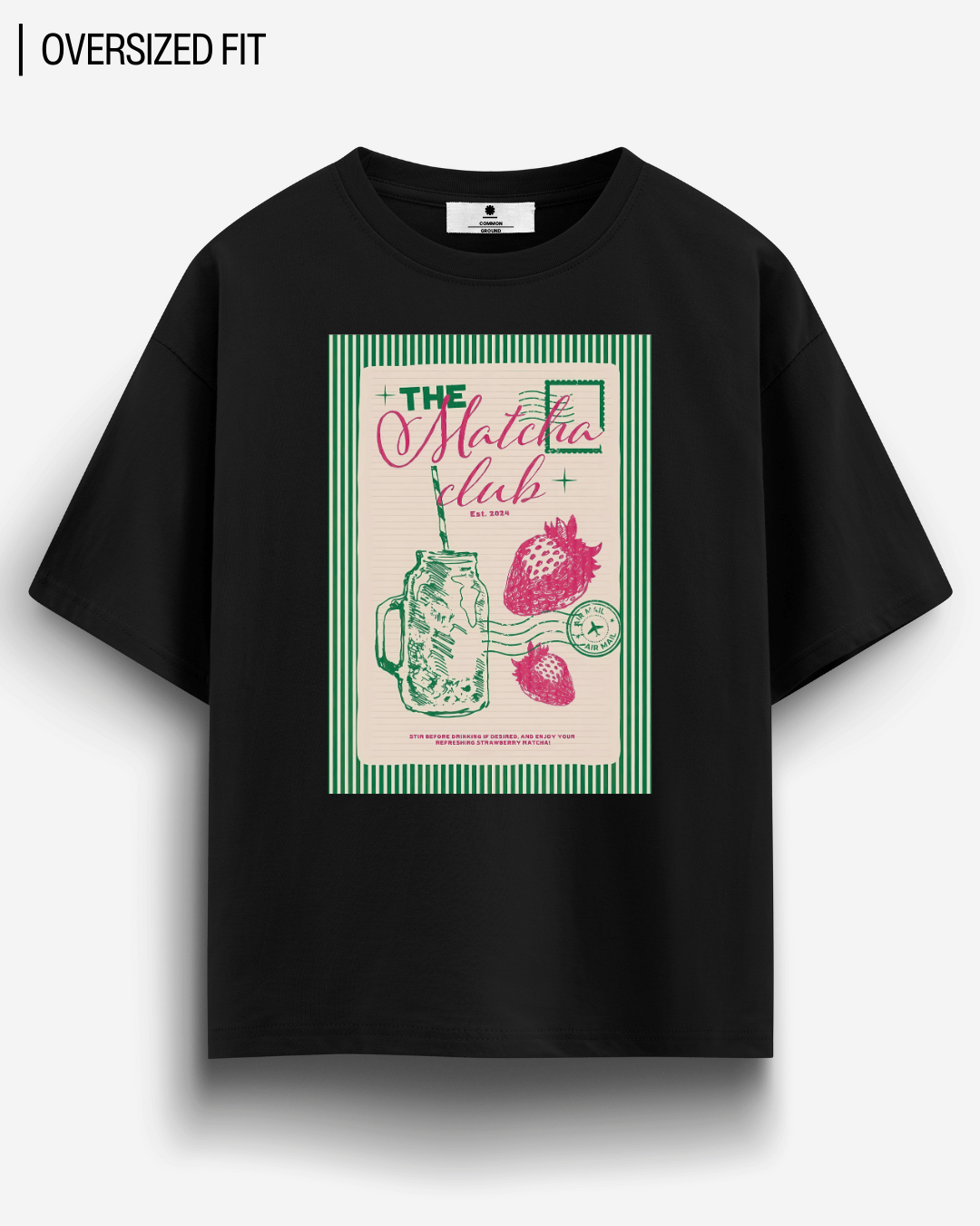 MATCHA CLUB OVERSIZED T-SHIRT