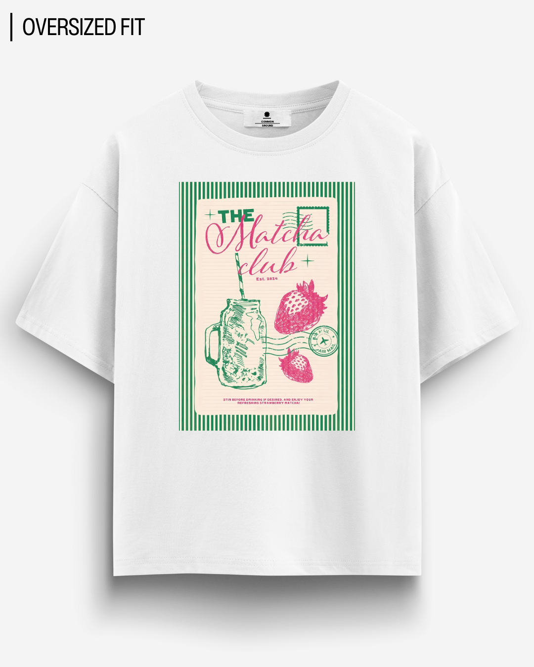 MATCHA CLUB OVERSIZED T-SHIRT