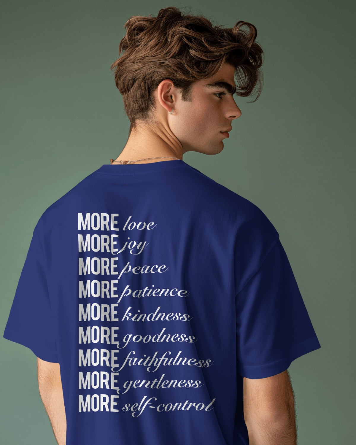 MORE LOVE MORE JOY OVERSIZED T-SHIRT