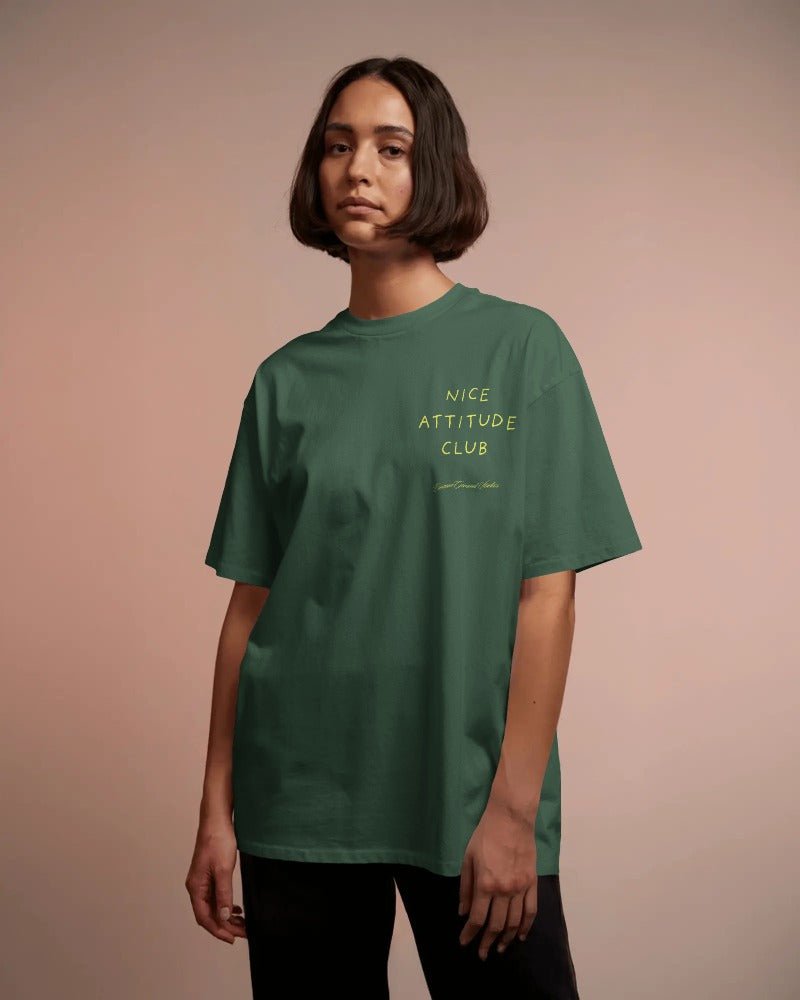 NICE ATTITUDE OVERSIZED T-SHIRT