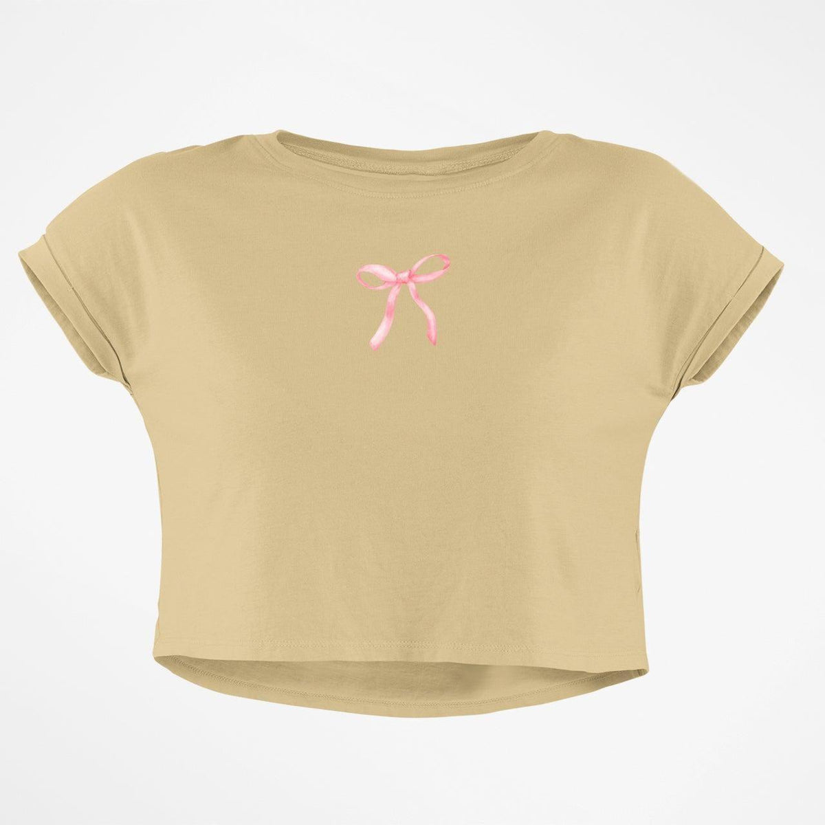 PINK BOW CROP TOP