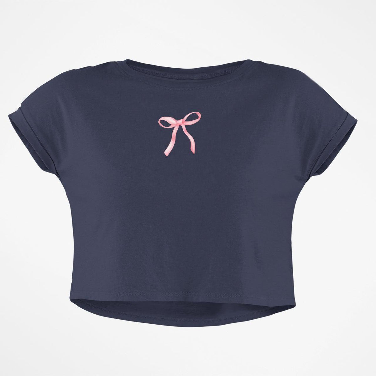 PINK BOW CROP TOP