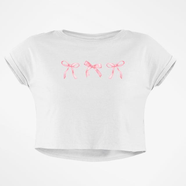 PRINCESS BOWS CROP TOP